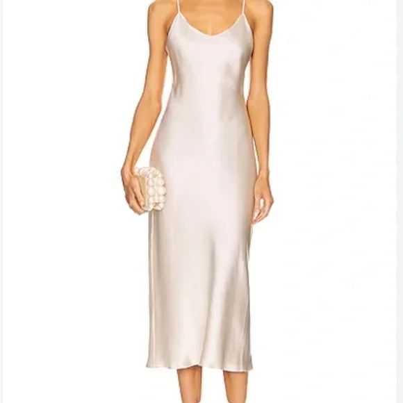 NWOT Sablyn Taylor Slip Dress in Prism (Beige) size XS - Picture 1 of 7